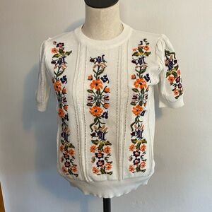 Botanical Knit Blouse size Small